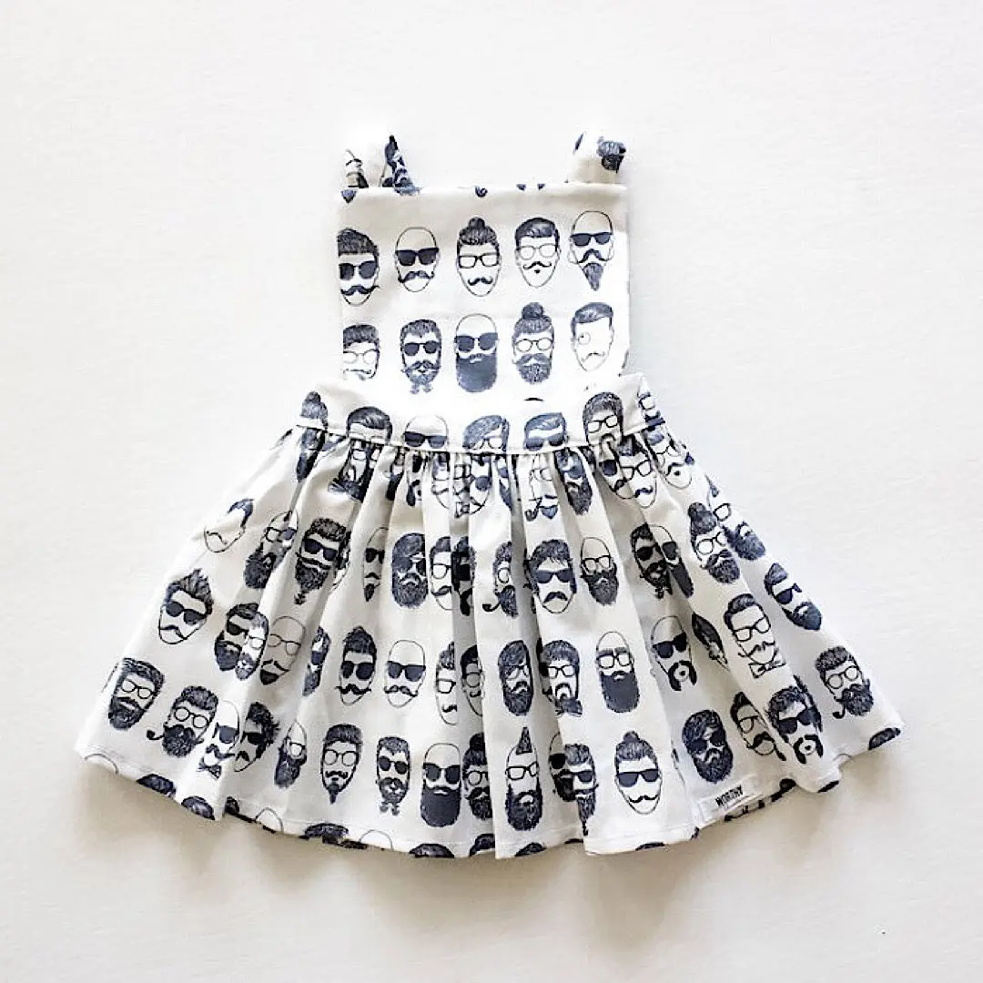 Girls Pinafore Dress in Beatnik