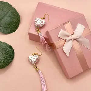 Talavera Earrings pink