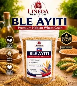 Primium Haitian Wheat Grain, 100% natural, Bled'Haiti 3.5lb | Mange Ble Ayisyen, bagay lakay nou