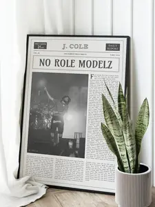 [UNFRAMED POSTER] J. Cole, No Role Modelz, 2014 Forest Hills Drive, Dreamville, Wall Print, Dorm Room Decor, Gift, Birthday, For Him/Her, Bedroom Poster