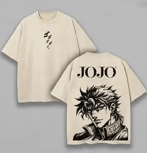 JoJo's Bizarre Adventure Joseph Joestar Printed Unisex Washed T-Shirt26