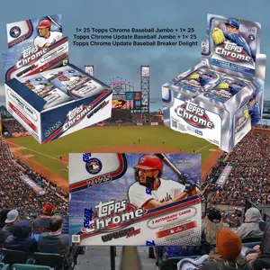 Baseball Break 670 - 2025 Topps Chrome Baseball Jumbo & Delight 3 Box PYT