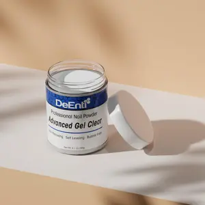 DeEnti Acrylic Nail Powder, 2oz Crystal Clear Acrylic Powder Dip for Nails, Long Lasting Salon Quality, Bubble Free Professional Nail Powder for Manicure Nail Art Fake Nails, Nail Carving & Extensions