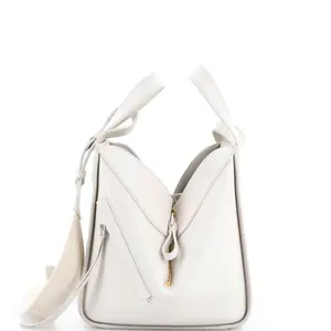 Pre-owned Loewe material Messenger Bags Monochrome Hammock Bag Leather Compact by Rebag