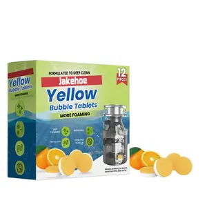 Drain Cleaning Tablets Household Cleaning Tablets for Unclogging Hair and Grease in Sewers and Drains