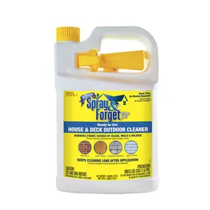 Spray & Forget 7002831 1 gal House & Deck Cleaner Liquid