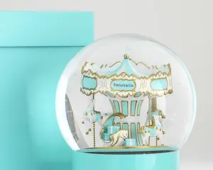 Carousel Musical Snow Globe