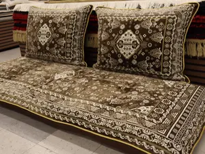 Luxury BROWN Afghan Toshak Cover Set BR08 | Velvet High Quality | Custom Made Toshak Set