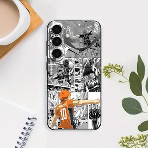 Haikyuu Creative printed mobile phone case, suitable for Galaxy S20/ S21/ S22/ S23/ S24/ S25 series, is a fashionable and lovely travel accessory, which is very suitable as a holiday gift for friends.