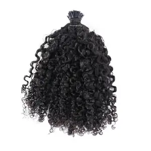 Curly I-Tip Microlink Extensions