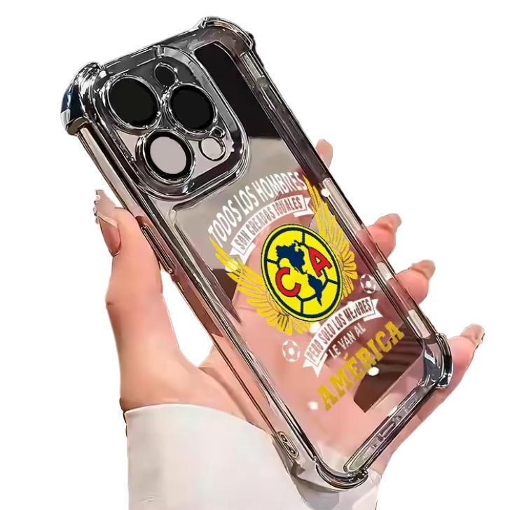 Club América Pride Phone Case for iPhone 11–17 Pro Max Plus| Shockproof TPU Soft Cover| Vintage Stylish Anti-Drop Protection Club América Pride Phone Case for iPhone 11–17 Pro Max Plus| Shockproof TPU Soft Cover| Vintage Stylish Anti-Drop Protection