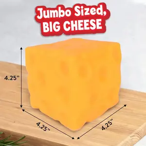 Butter Cheese Square Squishy Toy Super Soft Slow Rising Stress Relief Toy for Kids & Adults, Aesthetic Fidget Toy