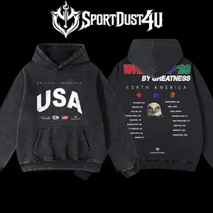 SportDust4U Retro Vintage Limited Edition USA World Cup 2026 Unisex T-Shirt & Hoodie 100% Premium Cotton 230gsm American-Made Classic Fit