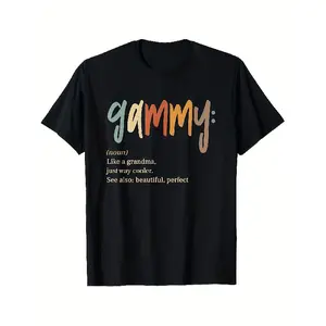 Gammy Definition Funny Grandma T Shirt Halloween Thanksgiving Christmas Gift for Men Women Family Friends S Xxxl Black