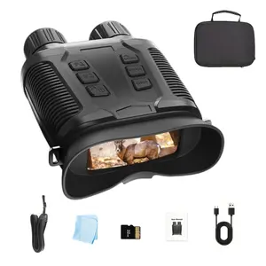 Night Vision Binoculars with 4K Video & 36MP Photos, 1000M Full-Color Vision, 10X Optical Zoom, Rechargeable 4000mAh Battery, HD Night Vision Goggles