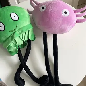 New Kinito Pet Salamander Plush Doll Lifelike Monster Animal Plush Toy Home Room Decor Collection Present