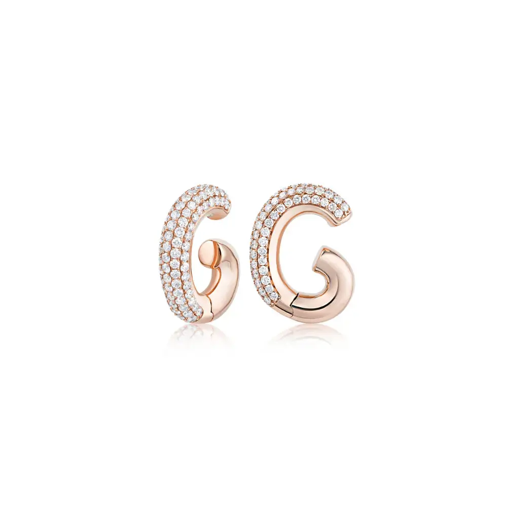 Pave Diamond Ear Cuffs