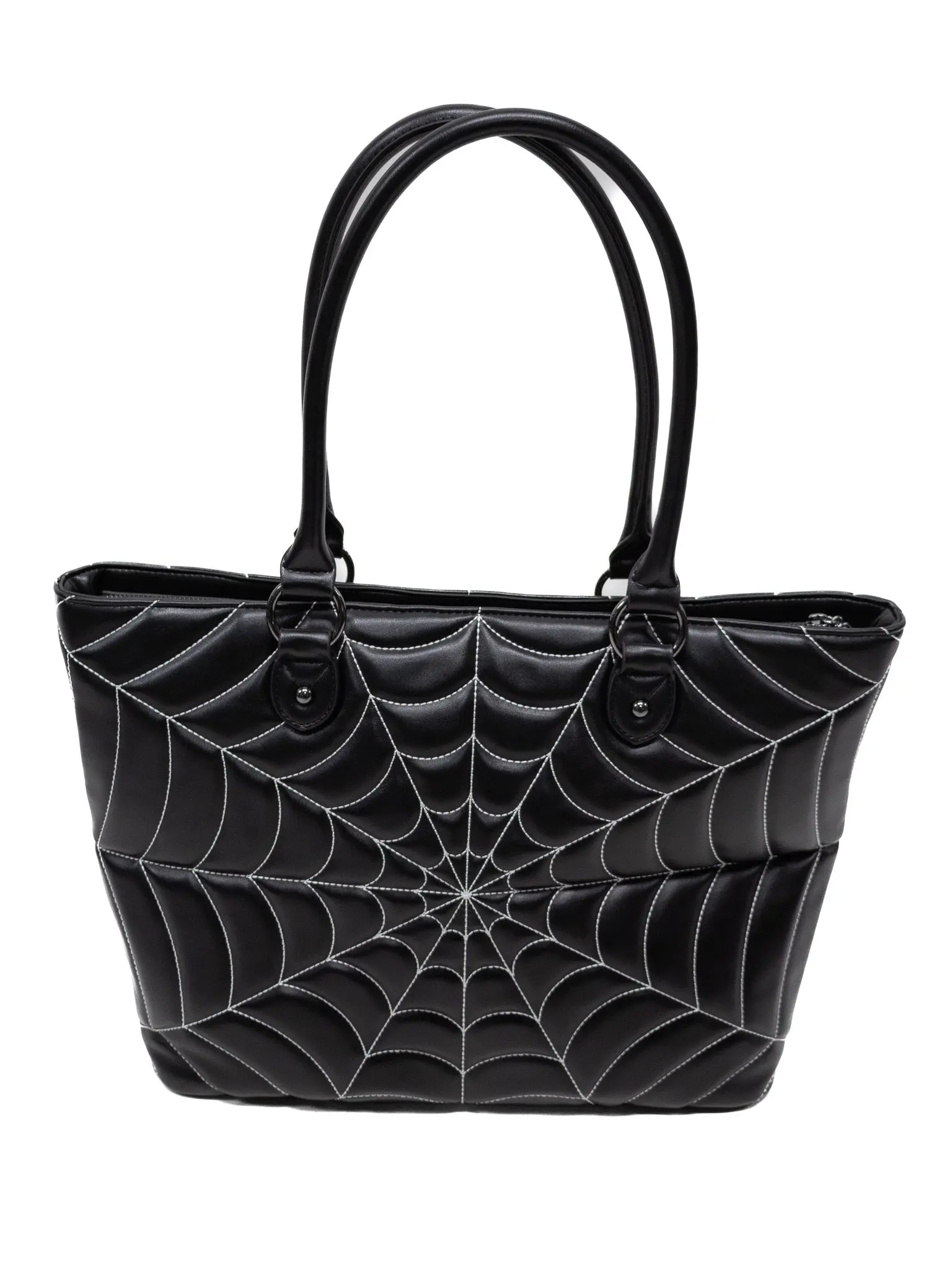 Web Tote (Black/White) FOXBLOOD - RESTOCKED!