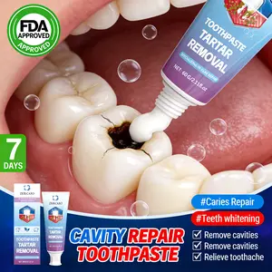 ZKRICARO Anti-Cavity Repair Toothpaste: Repairs cavities, removes plaque and tartar, strengthens tooth enamel, and relieves tooth sensitivity. FDA approved.