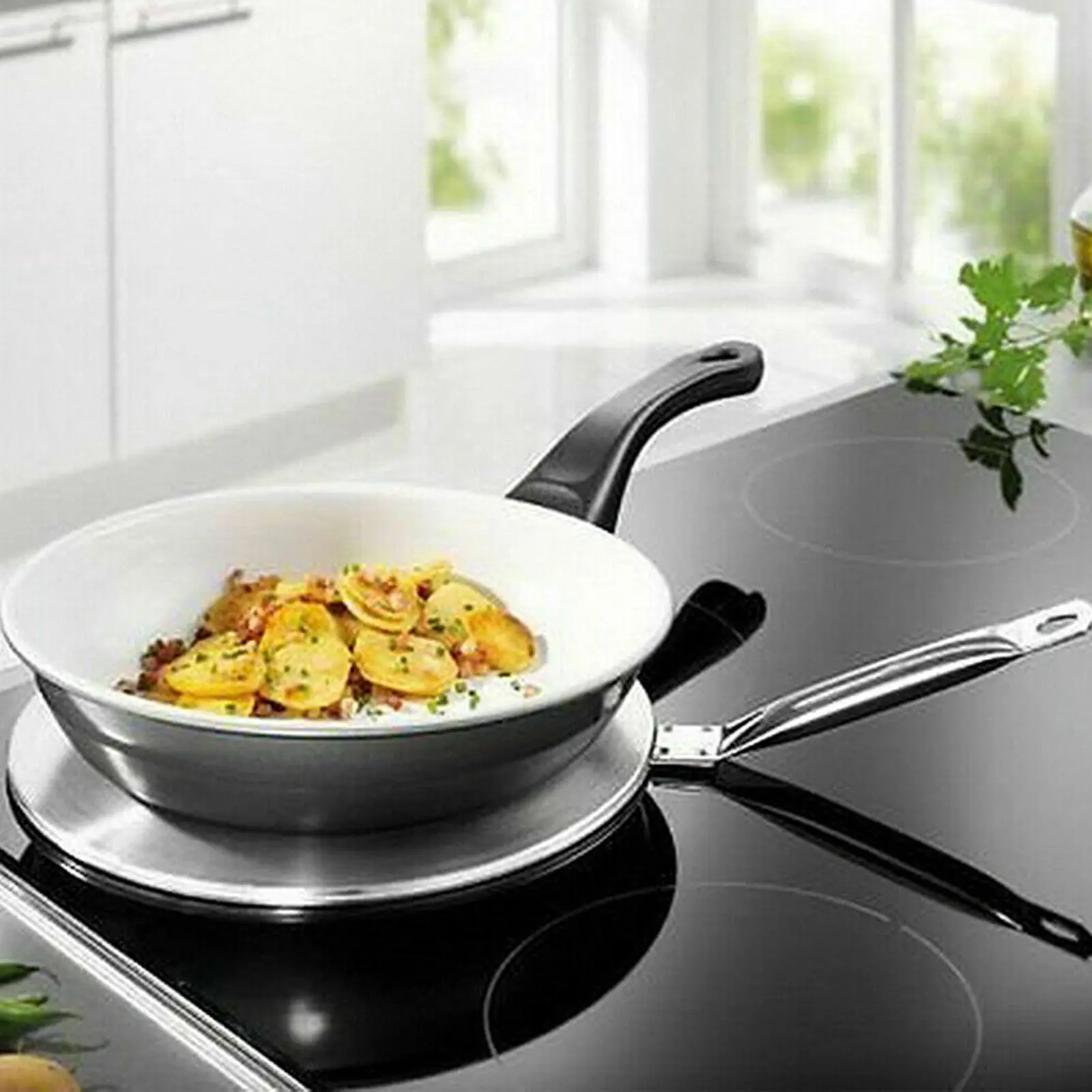 Diffuser Stainless Steel Induction Adapter Plate Coffee Milk Cookware Induction Hob Heat Cooking Diffuser for Electric Stove, Stove Protector, Heat Diffuser for Electric Stove, Stove Burner Cover, Stove Top Protector, Stove Cover, Kitchen