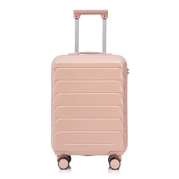 20 Inch ABS Hard Shell Carry-On Luggage – Scratch-Resistant Suitcase with 4 Spinner Wheels & Combination Lock, Lightweight Durable Waterproof for Business & Short Travel