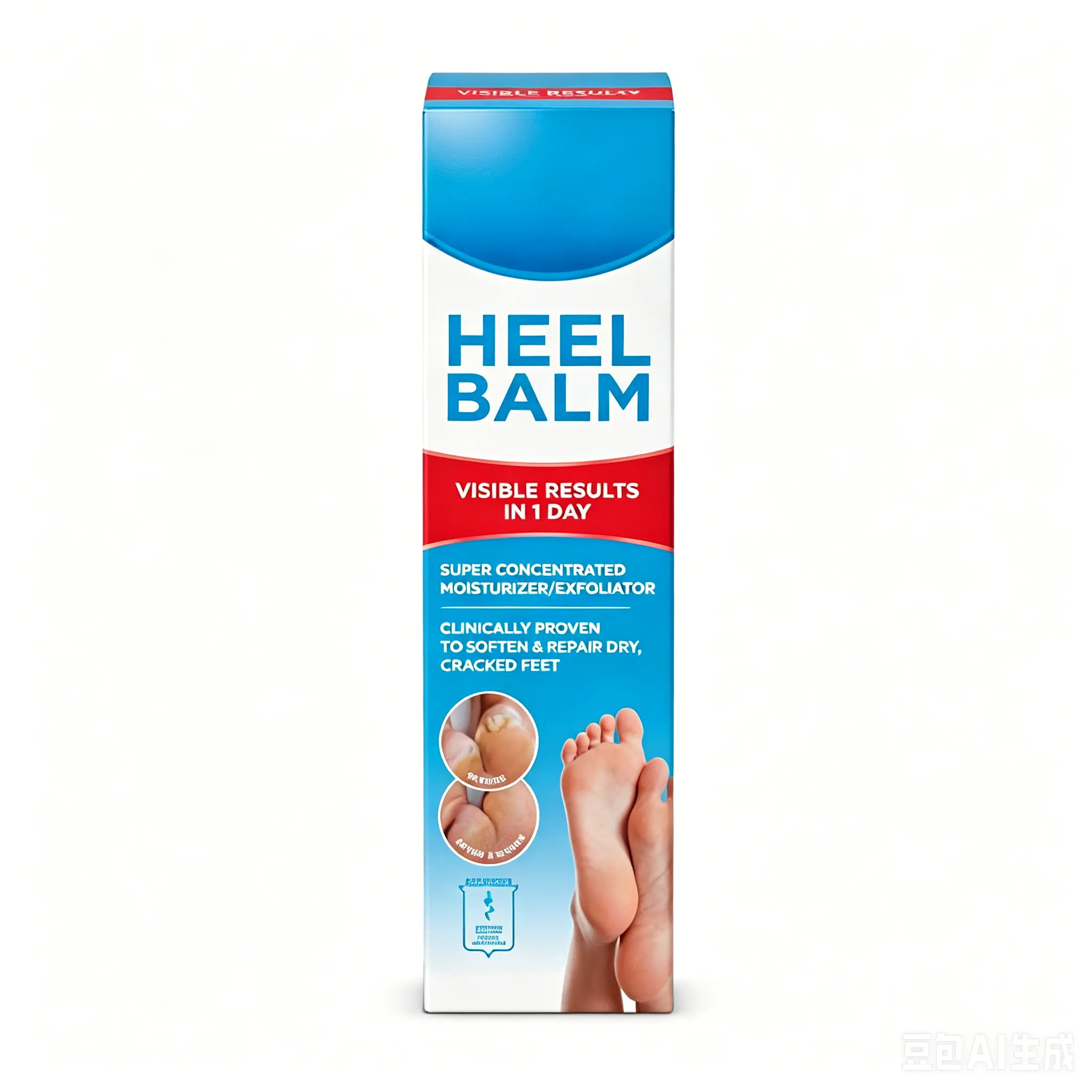 Heel Balm, Rich Moisturizing & Exfoliating Foot Cream, Original Version, 4 Oz