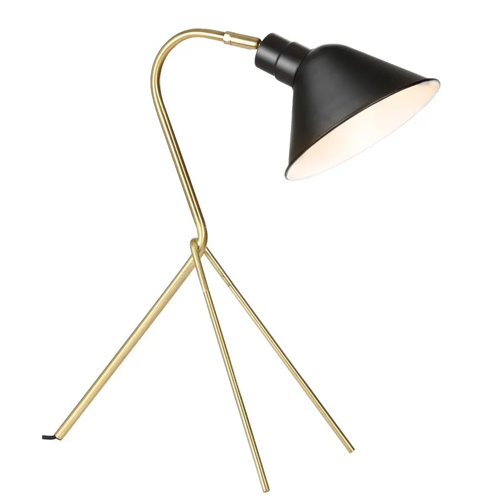 JONATHAN Y Alain Contemporary Adjustable Metal Integrated LED Pendant - Desk Lamp, Contemporary Lamps with Bases & Shades for Living Room, Bedroom, Contemporary Lamps, Bases & Shades