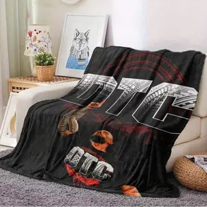 Roman Reigns Glam Anime Flannel Blanket | Soft Polyester All-Season - Home Sofa Travel Camping Christmas Gift