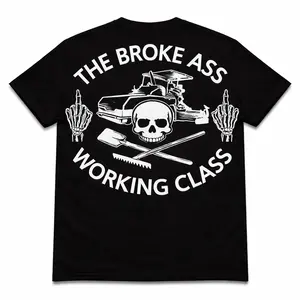 B.A.W.C. Paving Gildan Short Sleeve Crew Neck T-Shirt 100% Cotton Breathable Comfortable Summer Casual Rock Style