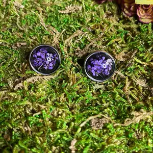Lace Flower Stud Earrings