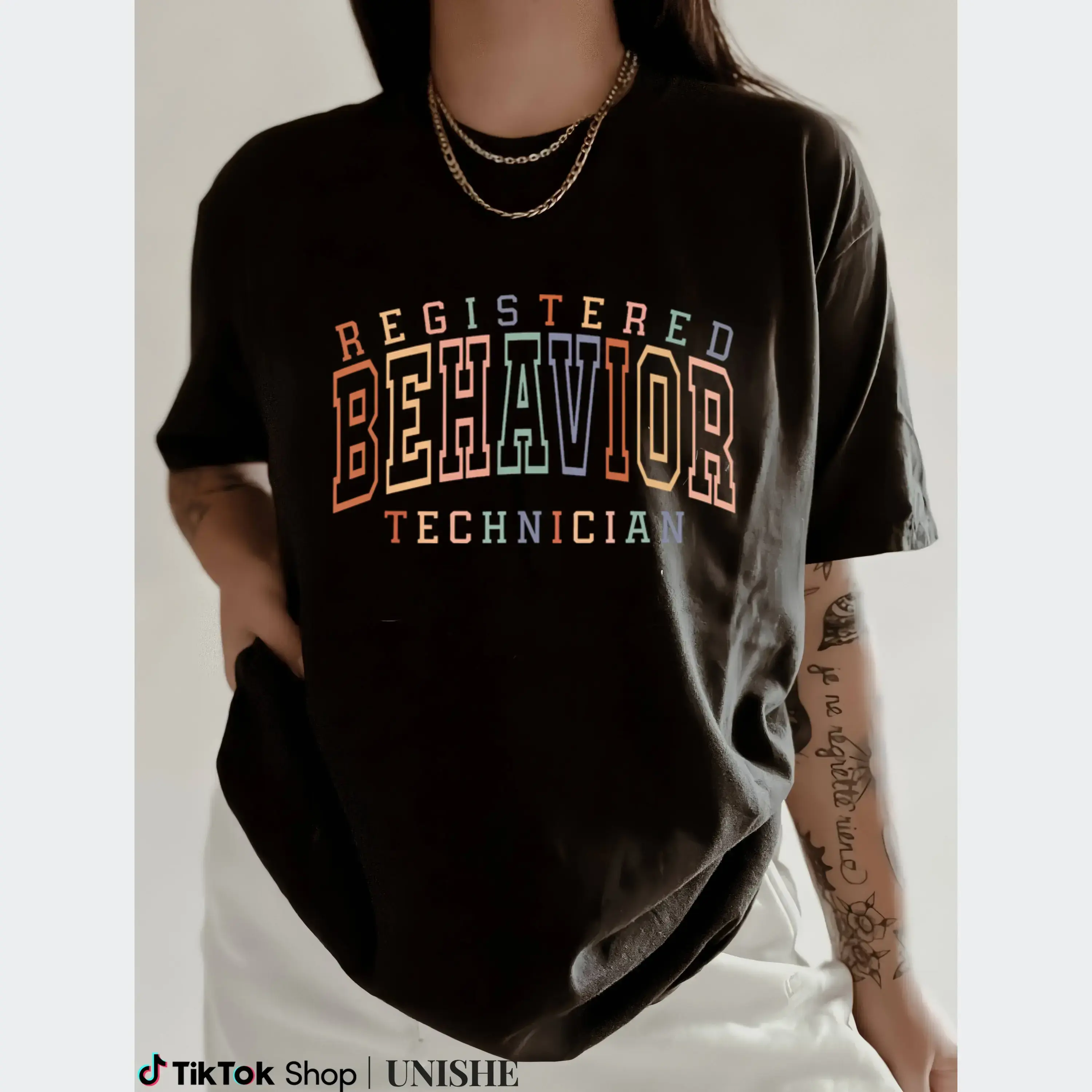 Men's RBT Graphic Menswear T-Shirt for Registered Behavior Technicians - 100% Cotton Shortsleeve Round Neck, Loose Fit, Soft, All Season, Fitness Top, Soft Touch, Casual, Crew Neck, Durable And Long-Lasting, Athletic, Fashion, Tshirt, Graphic Print, All S