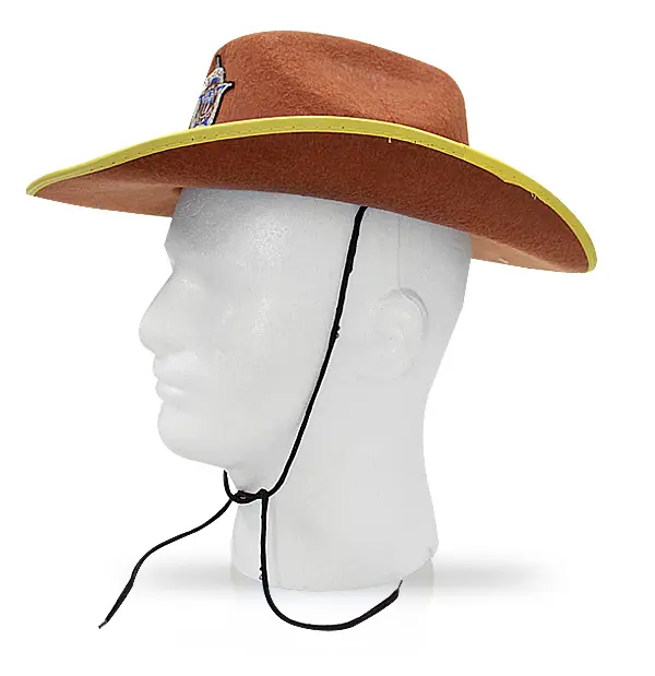 212 MAIN Velvet Sheriff-Cowboy Hat, Cowboy-Themed Costumes & Accessories for Dogs and Cats, Cowboy Hats