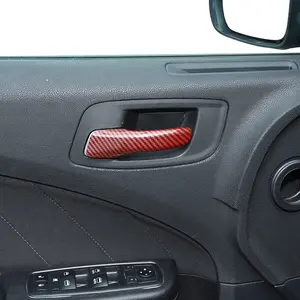 Interior Door Handle Decor Cover Trim for Dodge Charger / Chrysler 300C 2011+ Accessories Automotive Decoration Stickers