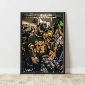 LeBron James Motivational Poster, Product without frame