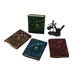 New notebook personality simple longan creative relief notepad retro three-dimensional loose-leaf