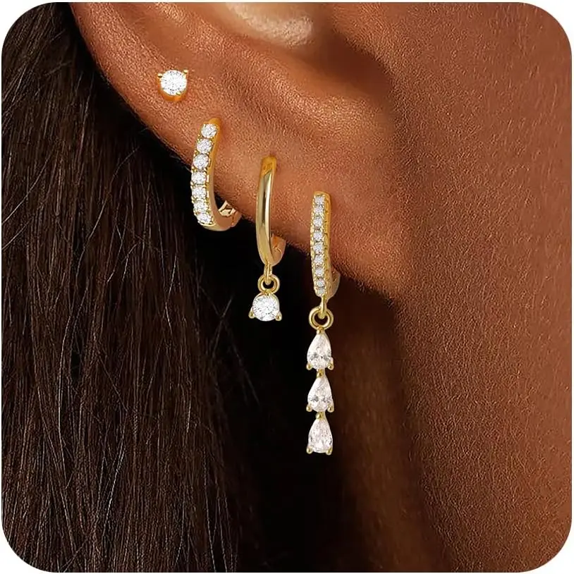 B-Hypoallergenic Earrings-Gold