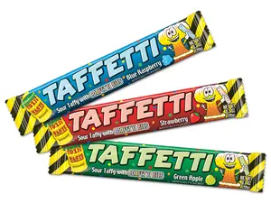 Toxic Waste Taffetti - Sour Taffy with Confetti Bits