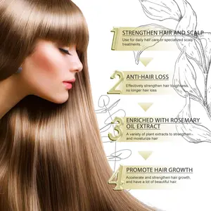 EELHOE Rosemary Hair Treatment Oil - Repairing Split Ends & Enhancing Shine with Natural Botanical Extracts Haircare Argan Gentle Coffee