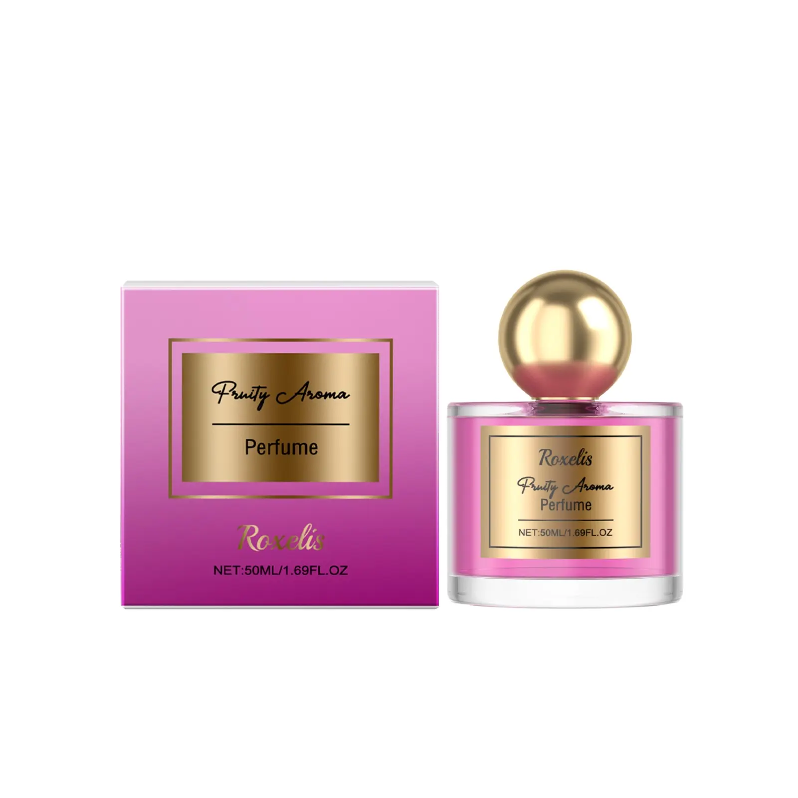ROXELIS Fruity Women's Perfume | Citrus & Sandalwood Extract, Gentle for Sensitive Skin, Long Lasting Fresh Fragrance for Dating & Daily Wear, Enchanting Fragrance