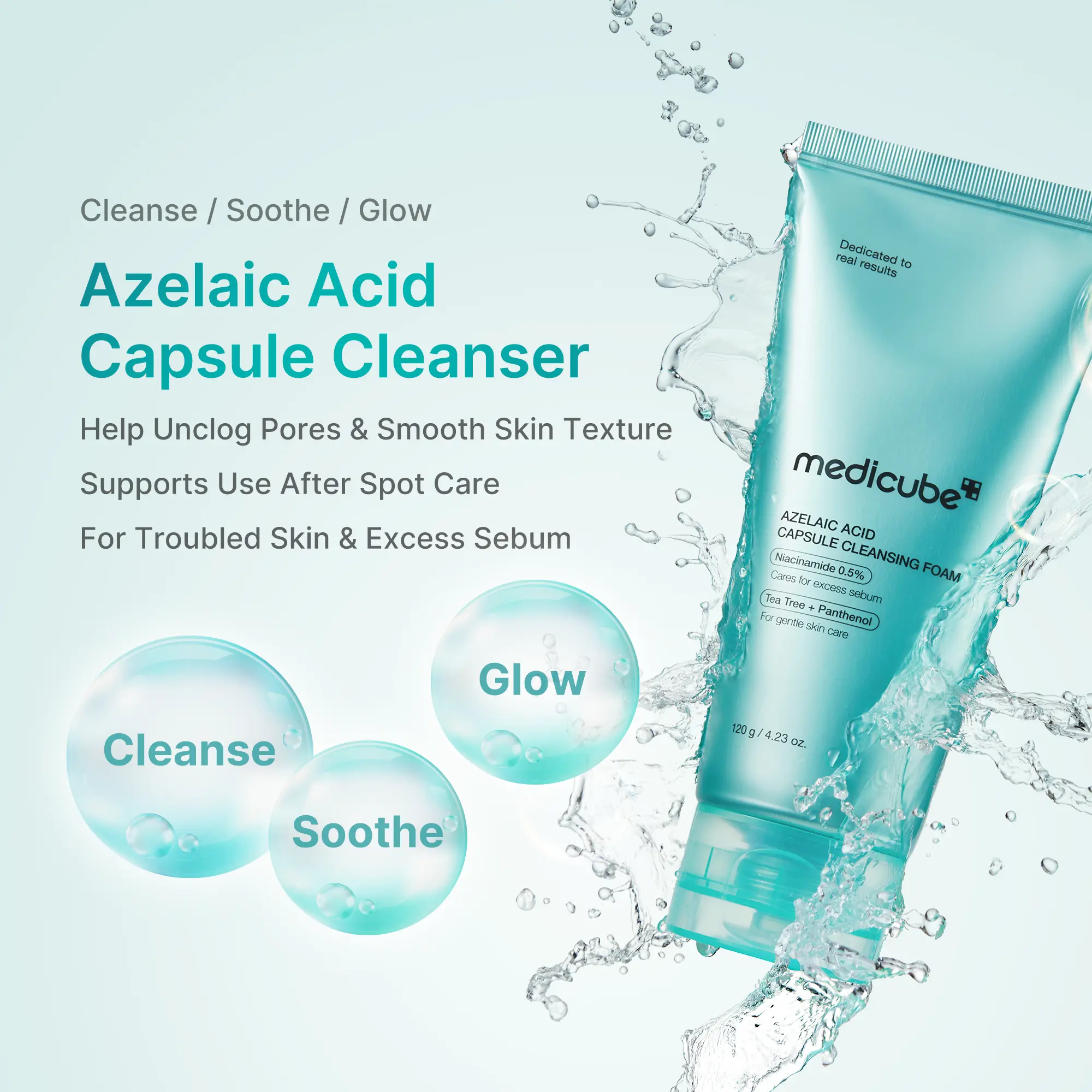 medicube] Mix & Match Capsule Cleansing Foam Set | PDRN, Azelaic