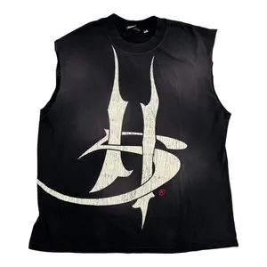 Hellstar As Above So Below Cutoff Tee Black