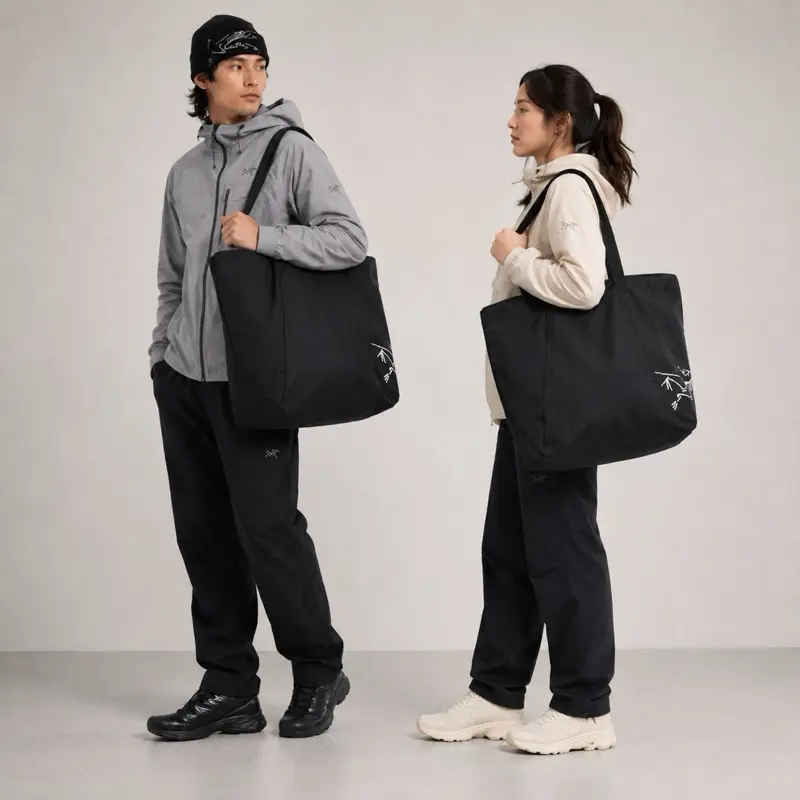 Arc'teryx Carrier 45 Gear Tote Black Technical Nylon Carryall Bag