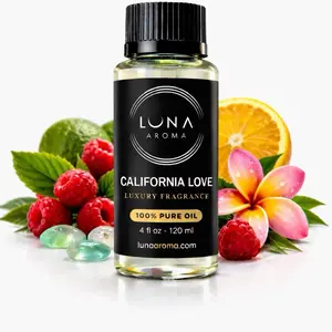 CALIFORNIA LOVE 120ML Aroma Oil, Pure Natural Fragrance Oil for Aromatherapy Diffusers, Relaxation & Home Scenting