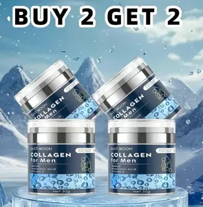 【Father's Day: Buy 2 Get 2 Free】 Fine Line-Reducing Collagen Face Cream for Men, Men's Moisturizing Face Cream 50g, Firming and Lifting Lotion, Firming Hyaluronic Acid Moisturizer