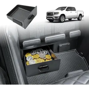 RUNROAD Center Console Organizer Tray Compatible with 2026 2025 2024-2019 Dodge Ram 1500 2500 3500 Accessories, Armrest Drawer Tray Console For Ram 1500 2500 3500 Secret Compartment, Cubby Models Only