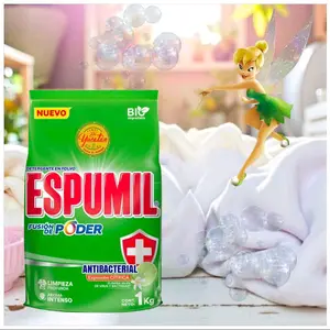 ESPUMIL DETERGENTE ESPUMIL ANTIBACTERIAL LIMPIEZA PROFUNDA 1KG. ESPUMIL ANTIBACTERIAL EXPLOSION CITRICA                                                     DETERGENTE ESPUMIL POLVO.  LIMPIEZA RADIANTE ️️️ ️1 KG. LAUNDRY DETERGENT FOR CLOTHES & FABRICS.