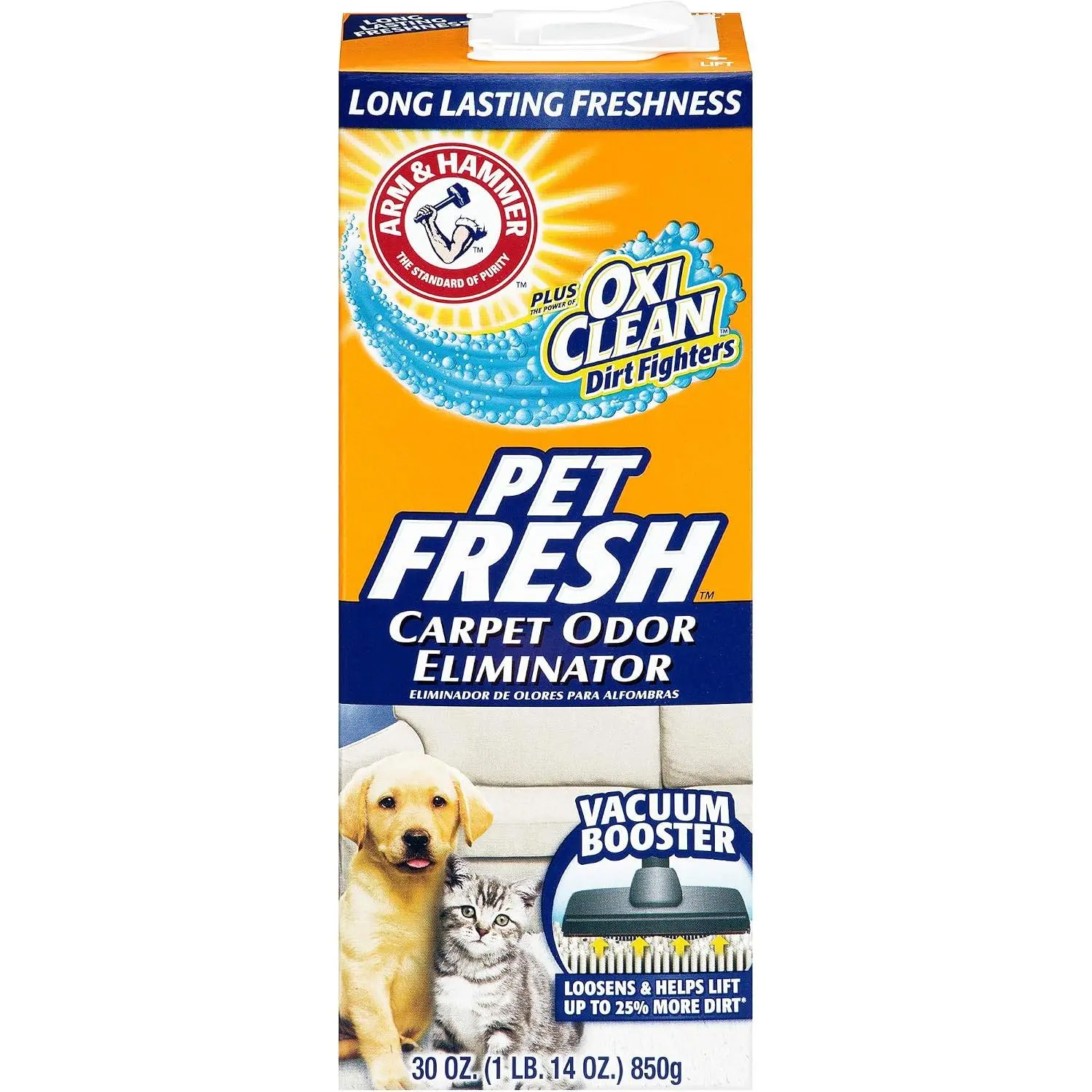 ARM & HAMMER Carpet Odor Eliminator, Pet Fresh, 30 Oz