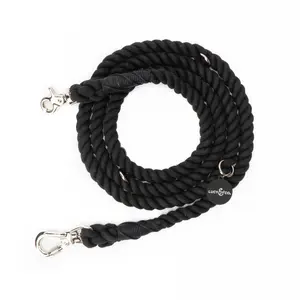 Midnight Hands-Free Rope Leash