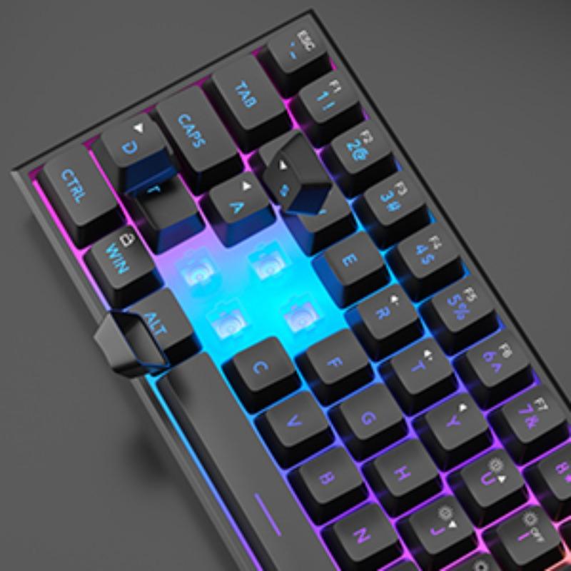 MageGee Mini 60% Gaming Keyboard, RGB Backlit 61 Key Ultra-Compact Keyboard, TS91 Ergonomic Mechanical Feeling Office Computer Keyboard for PC, MAC, PS4, Xbox ONE Gamer #TOP PICKS