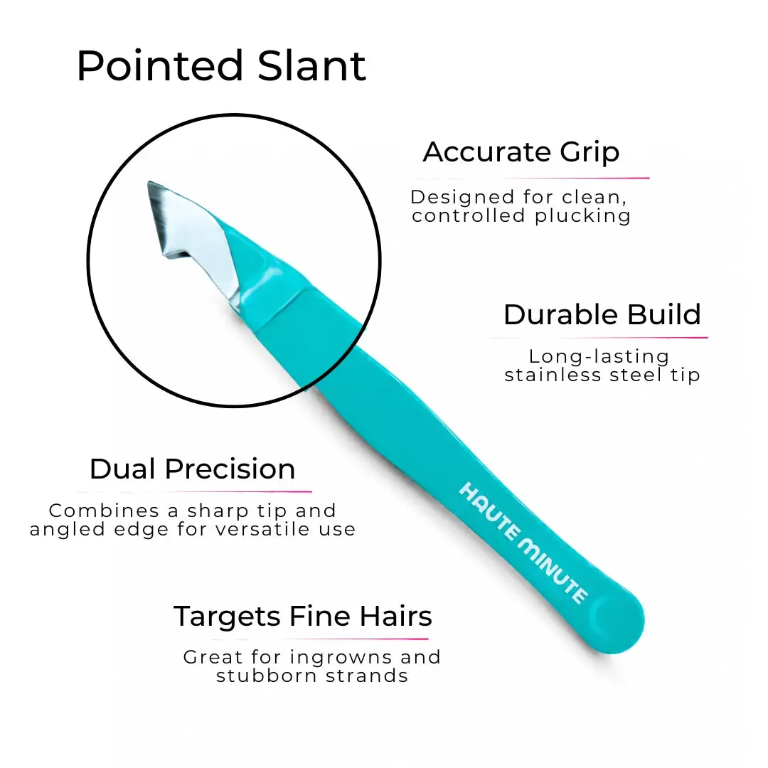 Go Girl! Mini Tweezers - Sleek & Stylish Cosmetic Tool for Travel Makeup Essential